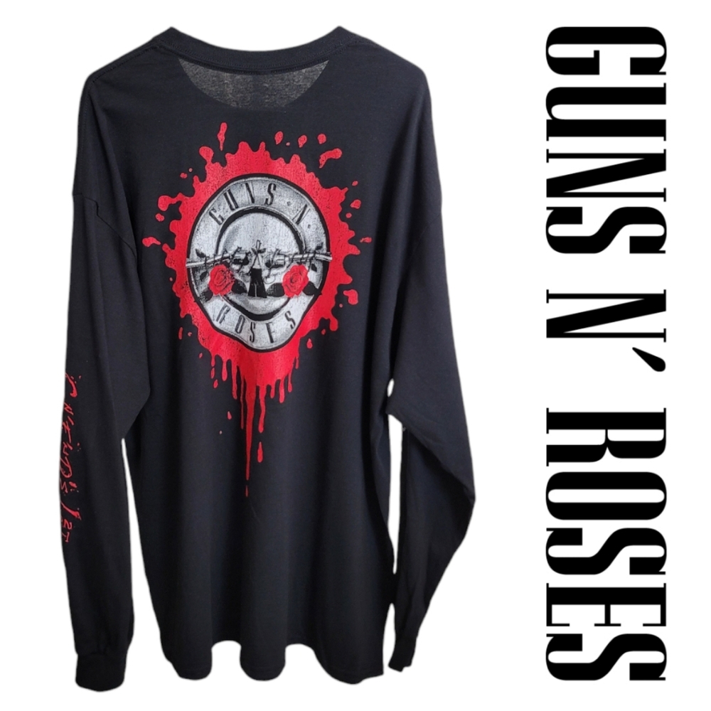🆕️ Guns n' Roses Official Merchandise 2021 Long Sleeve Graphic Tee